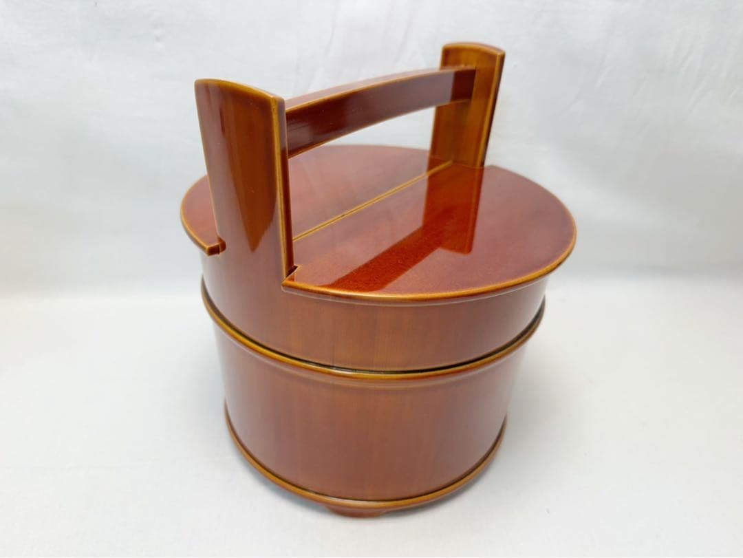 茶道具 飛騨高山 春慶塗 手桶水指煎茶道具 茶器 木工芸 未使用 茶道具